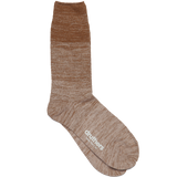 Organic Cotton Gradient Sock  - Brown