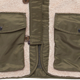 Boa N-3B Insulated Fleece Jacket - Beige / Olive