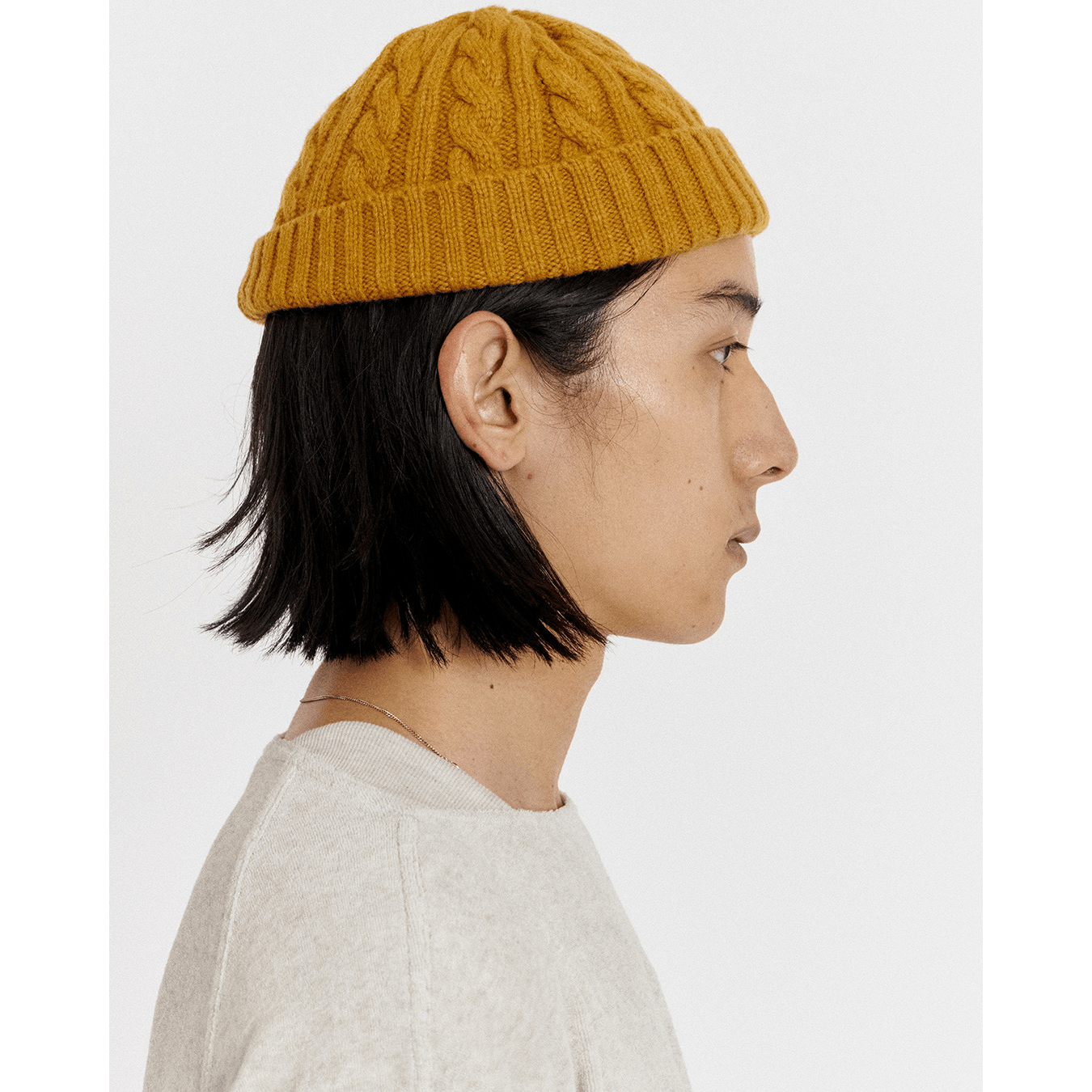 Fisherman Watch Cap - Mustard