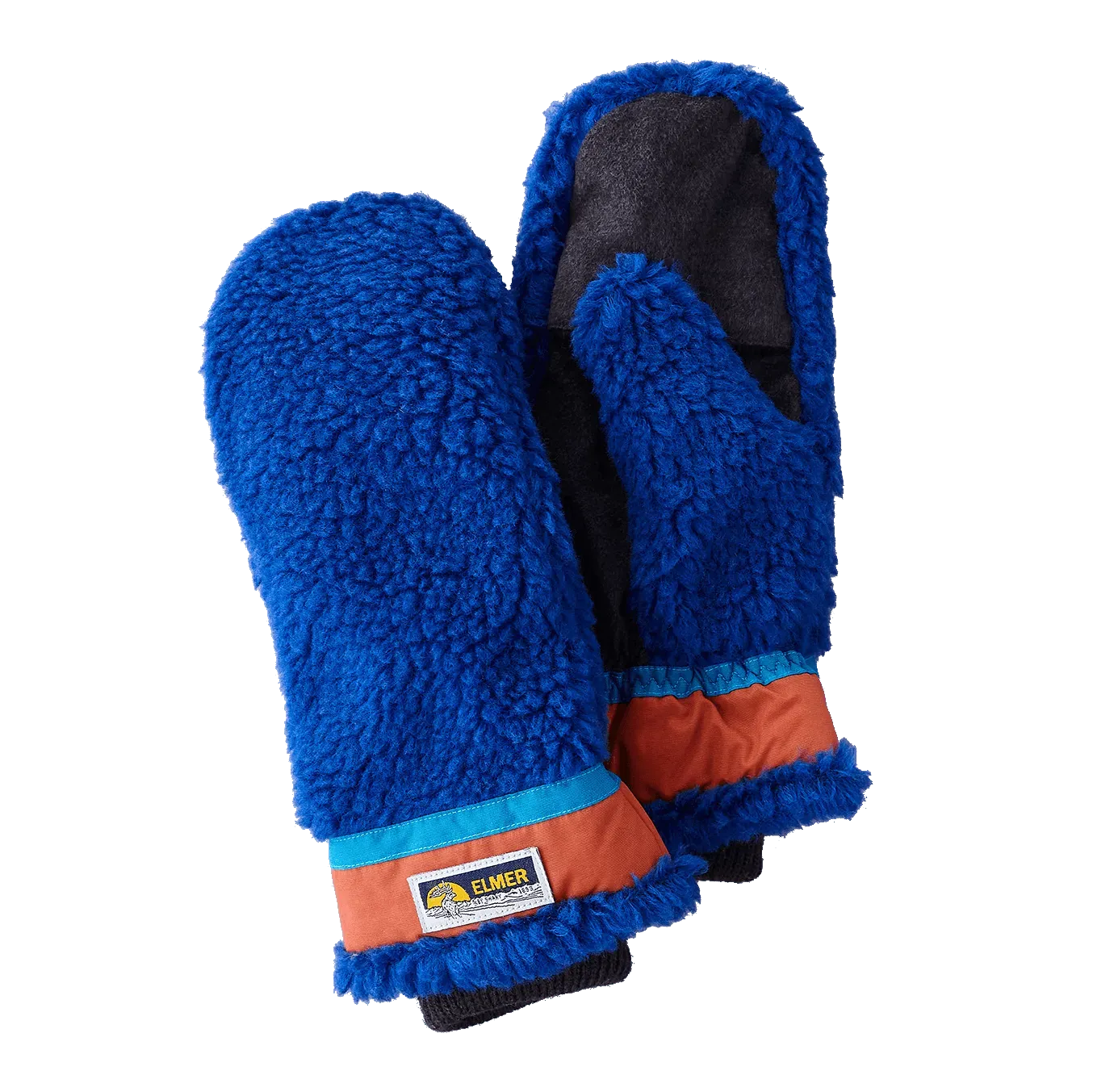 Wool Fleece Mitten - Blue