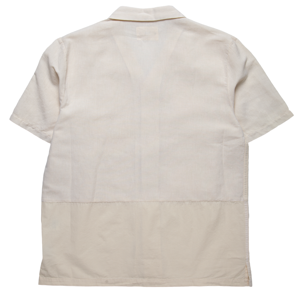 Overlay SS Shirt - Ecru