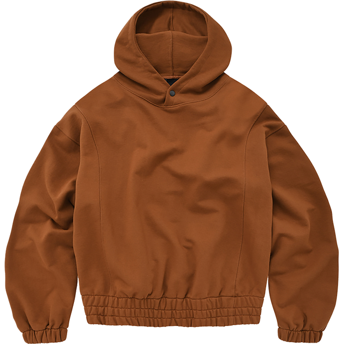 Banding Snap Hoody - Brick