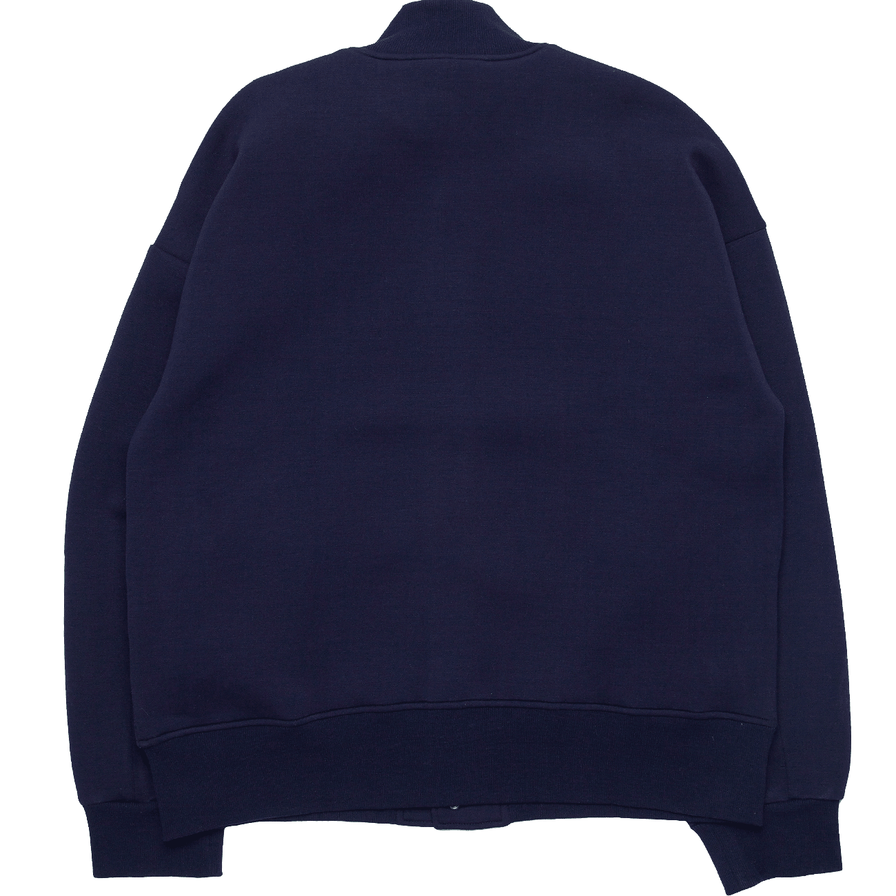 Tech Knit Stadium Jacket - Double Navy