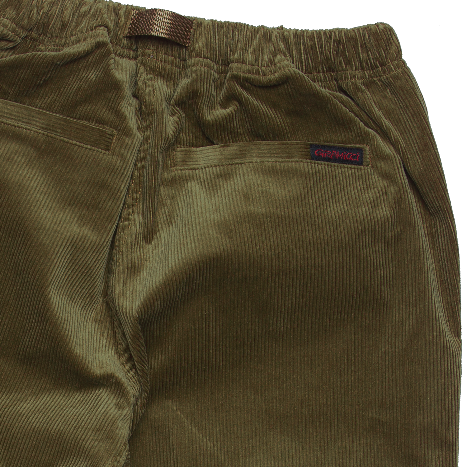 Corduroy Loose Tapered Pant - Olive