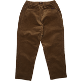 Corduroy Loose Tapered Pant - Dark Brown