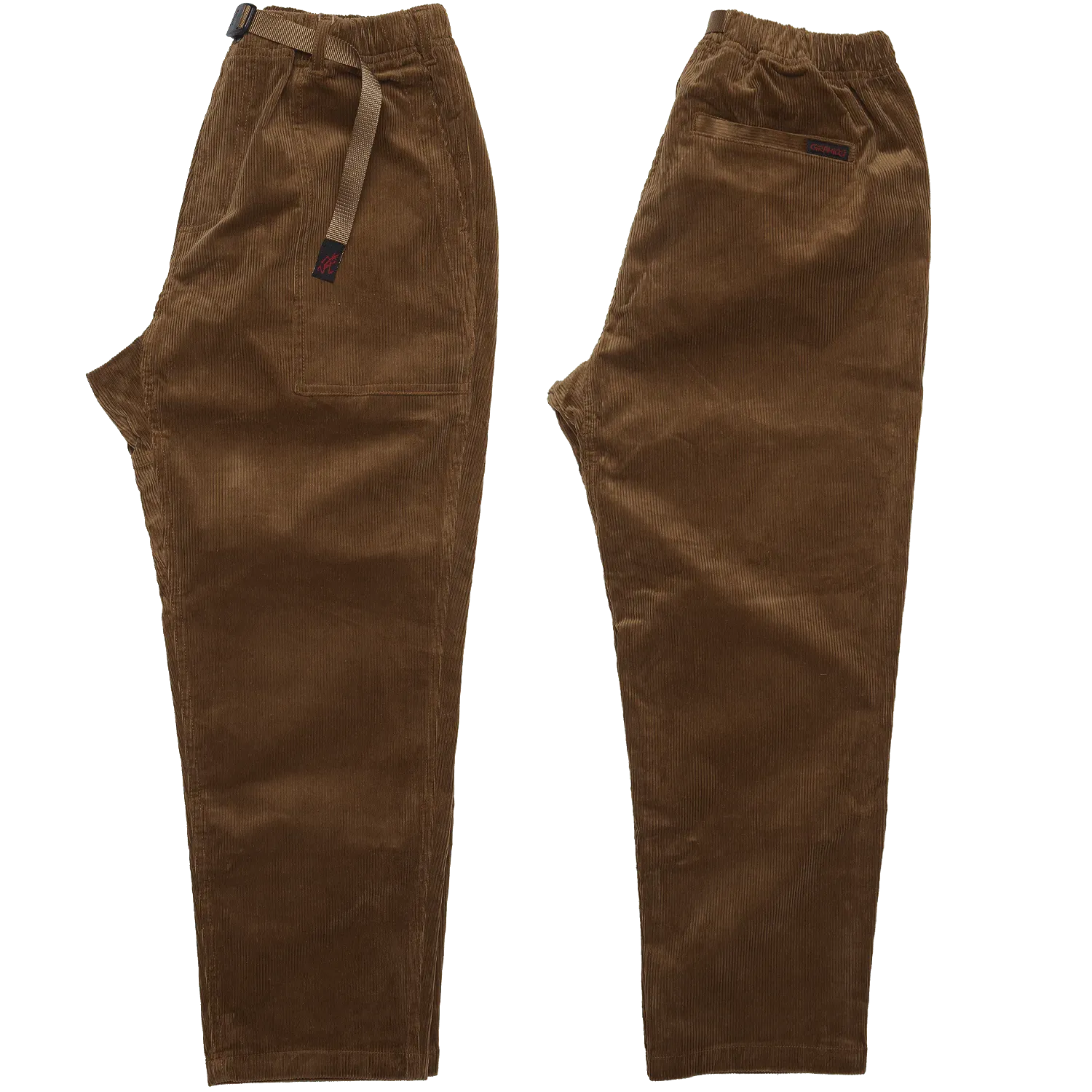 Corduroy Loose Tapered Pant - Dark Brown