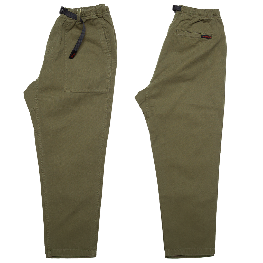 Loose Tapered Pants - Olive