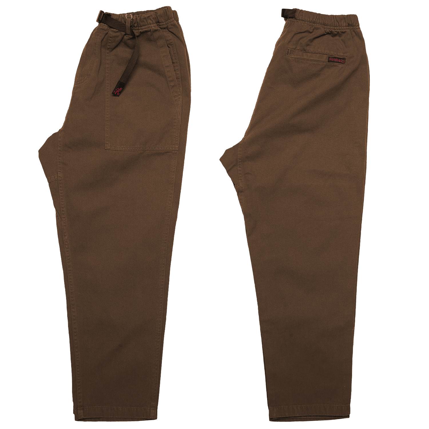 Loose Tapered Pants - Tobacco