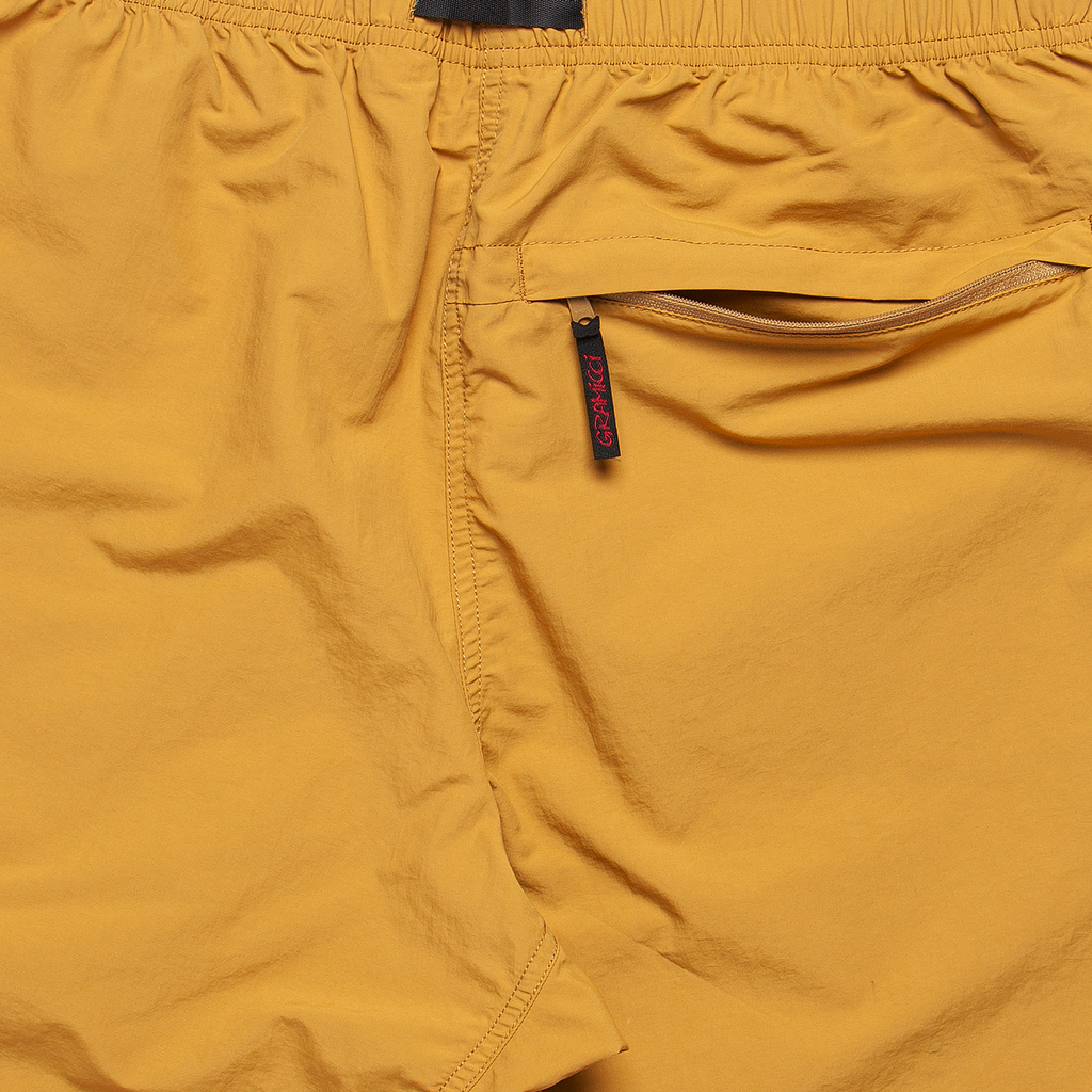 Shell Packable Shorts - Mustard