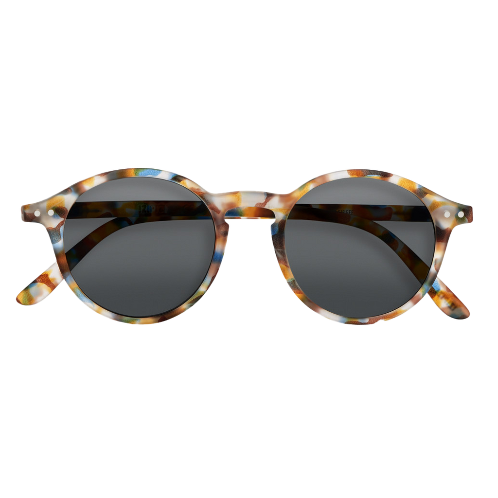 Sunglasses #D - Blue Tortoise / Grey Lens
