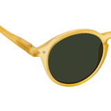 Sunglasses #D - Yellow Honey / Green Lens
