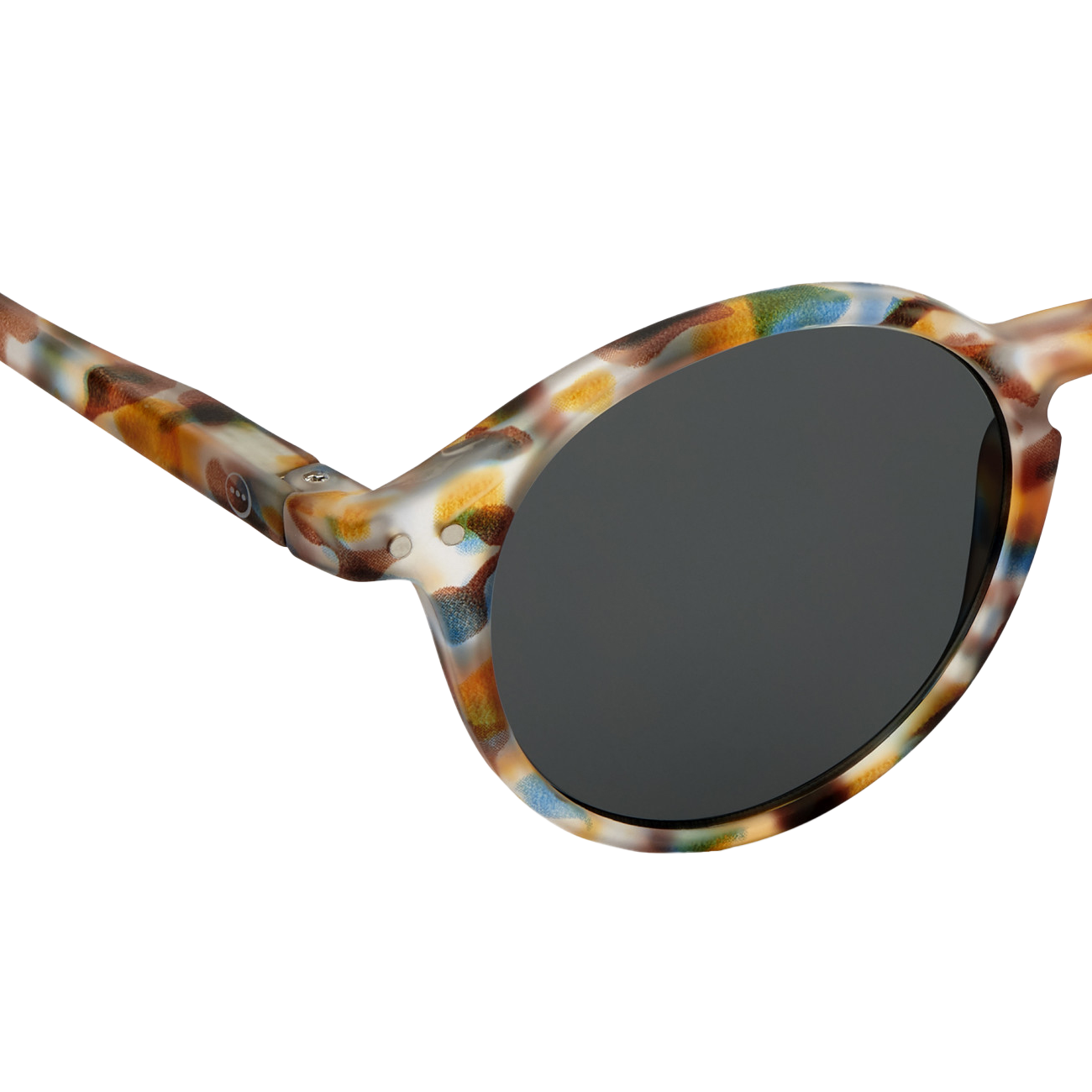 Sunglasses #D - Blue Tortoise / Grey Lens