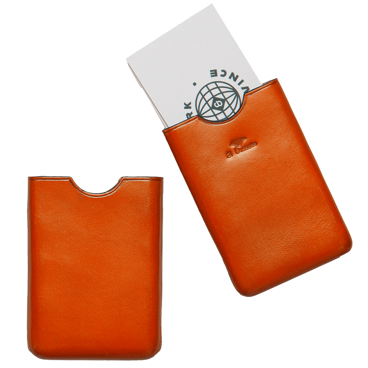 Business Card Holder - Orange