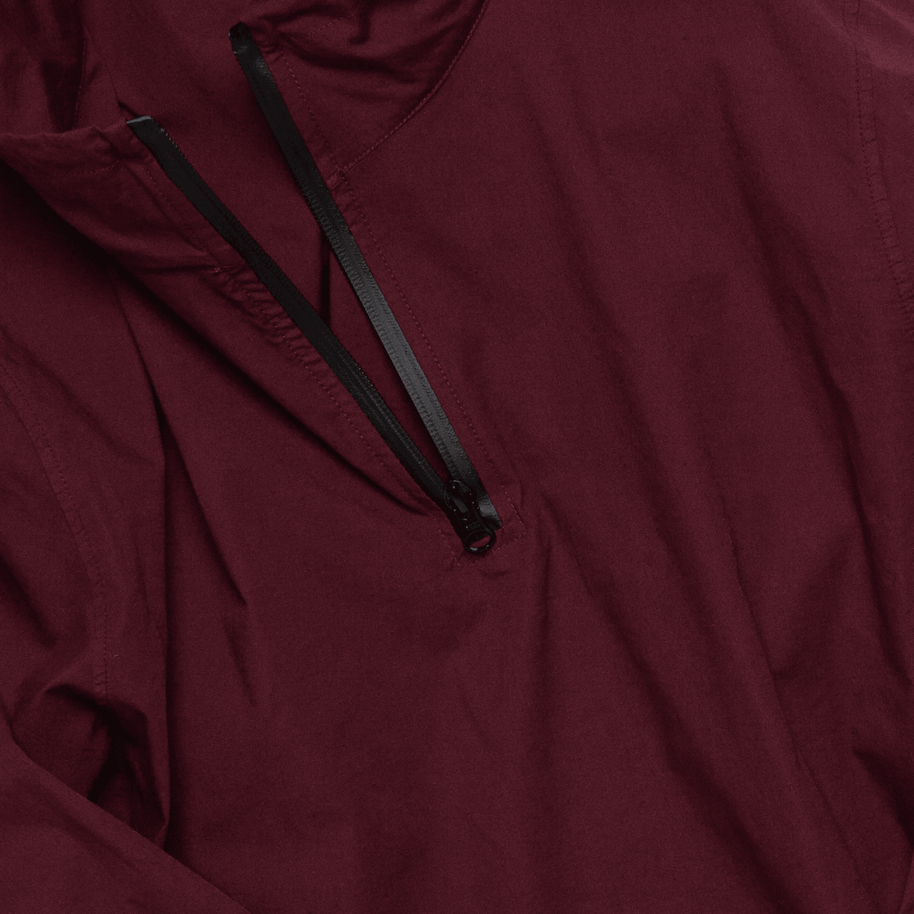 Crieff Sweat Windbreaker - Burgundy