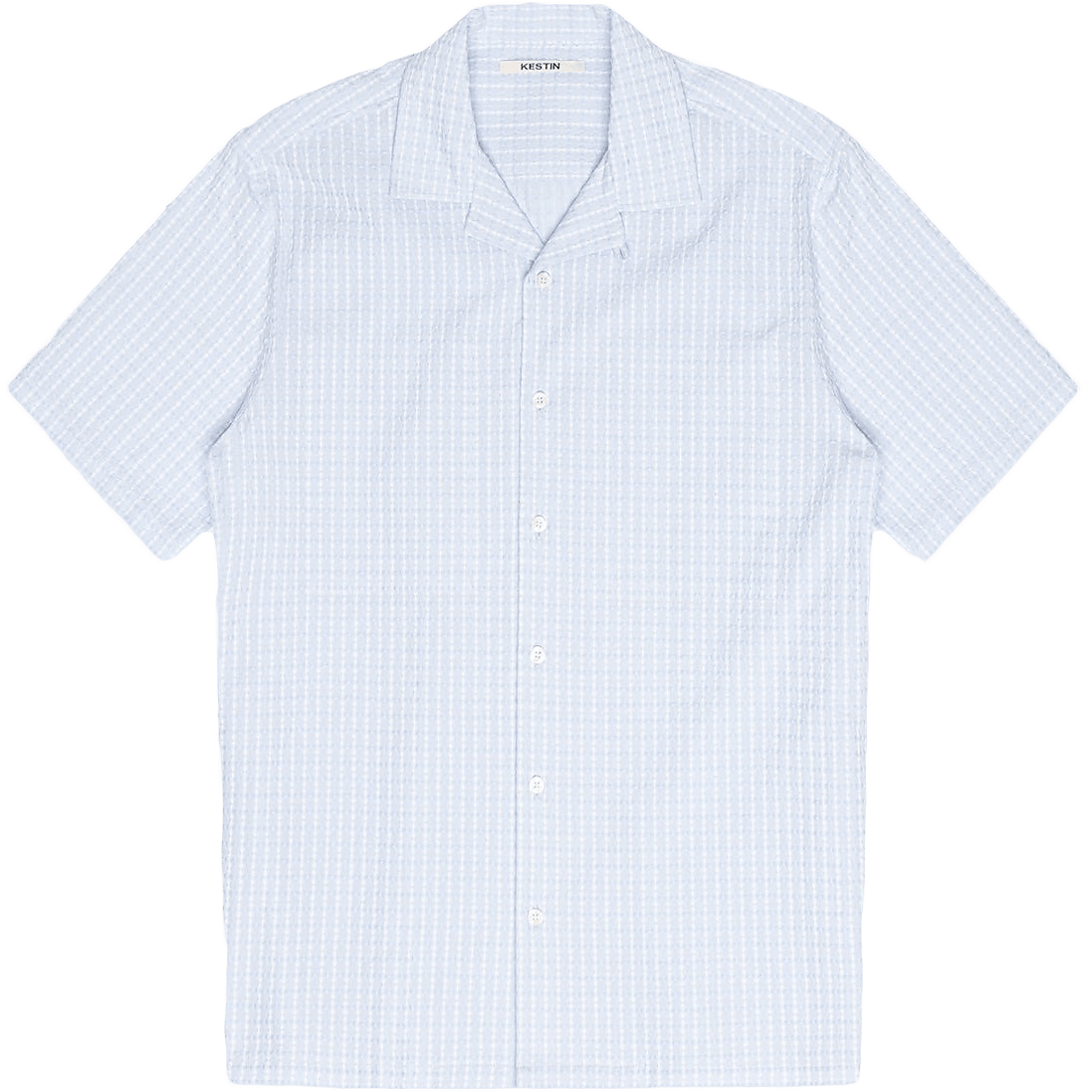 Eyemouth Embroidered Shirt - Sky Blue