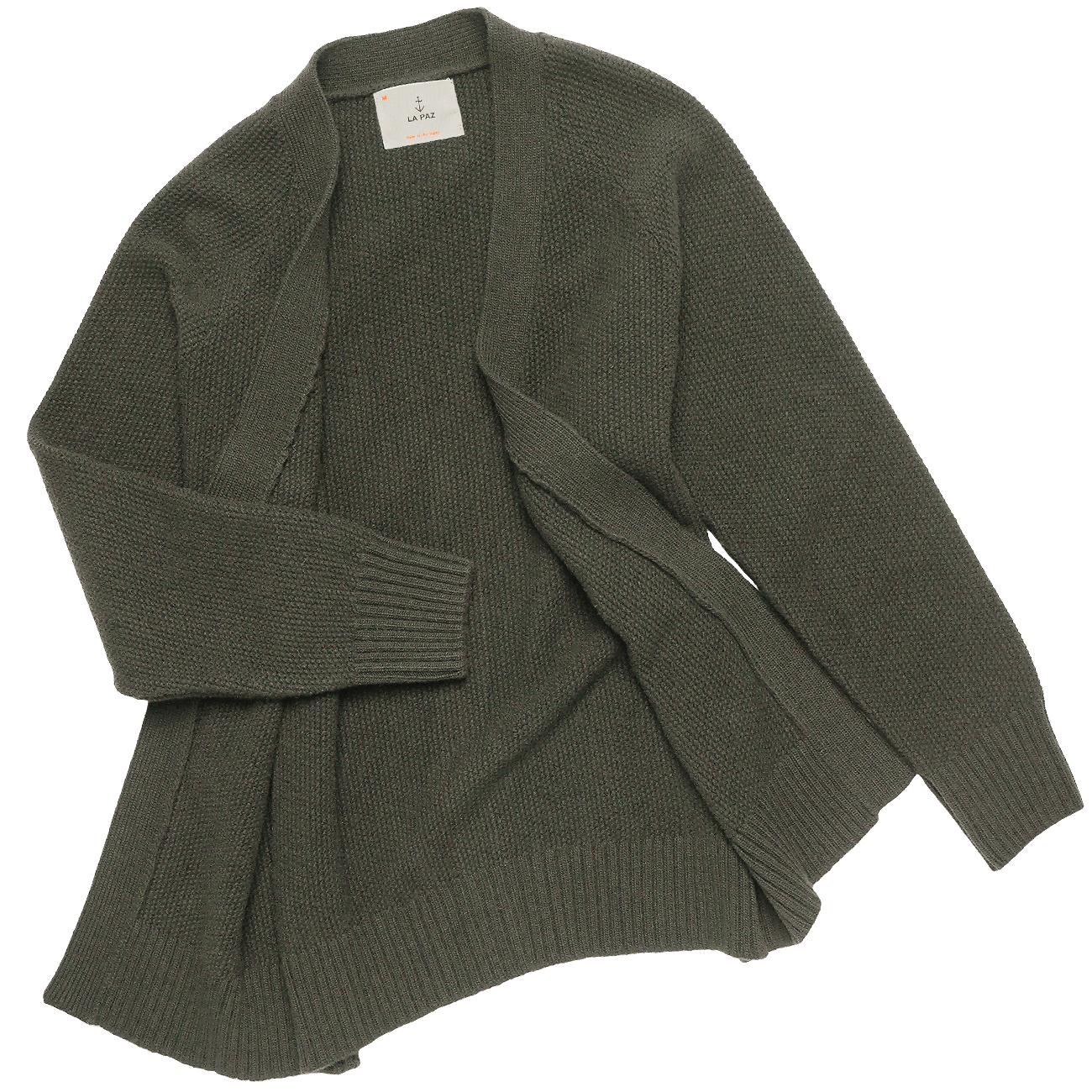 Gamboa Buttonless Cardigan - Green