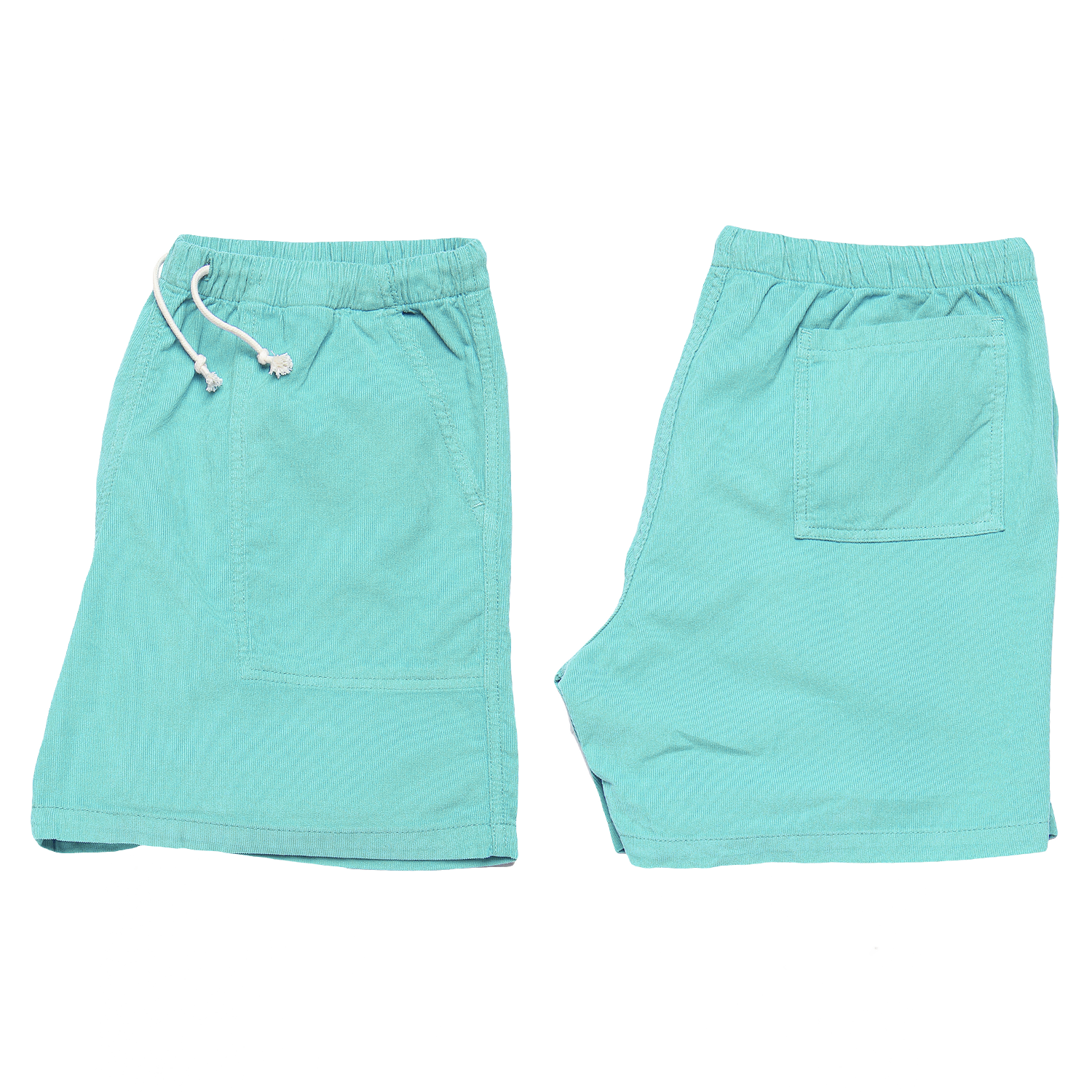 Formigal Beach Shorts - Aqua Green Baby Cord