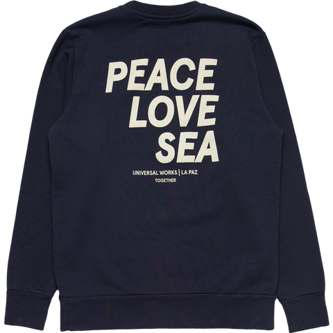 Universal Works x La Paz Collab Sweater - Navy