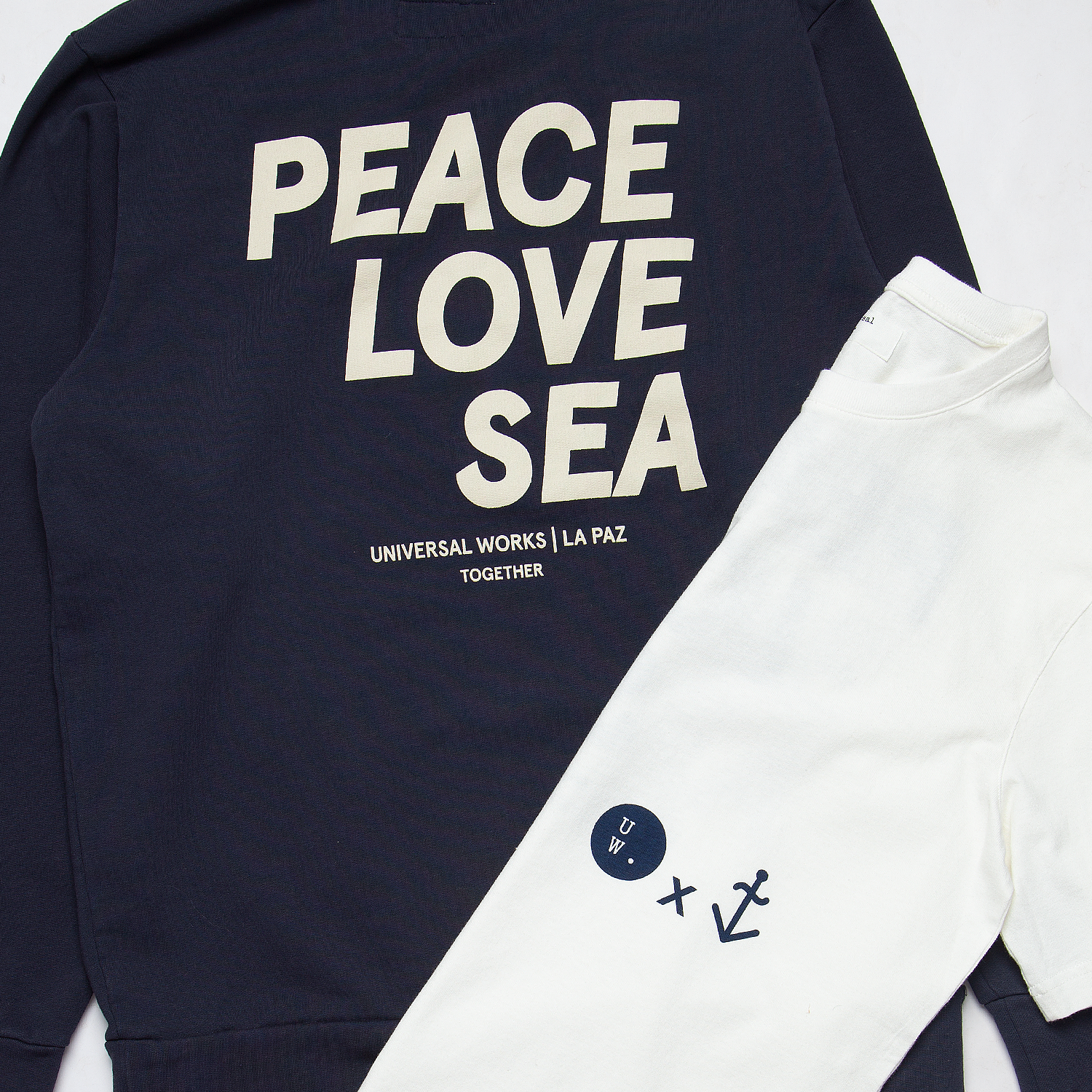 Universal Works x La Paz Collab Sweater - Navy