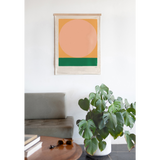 Litha Peach Canvas - 36x48