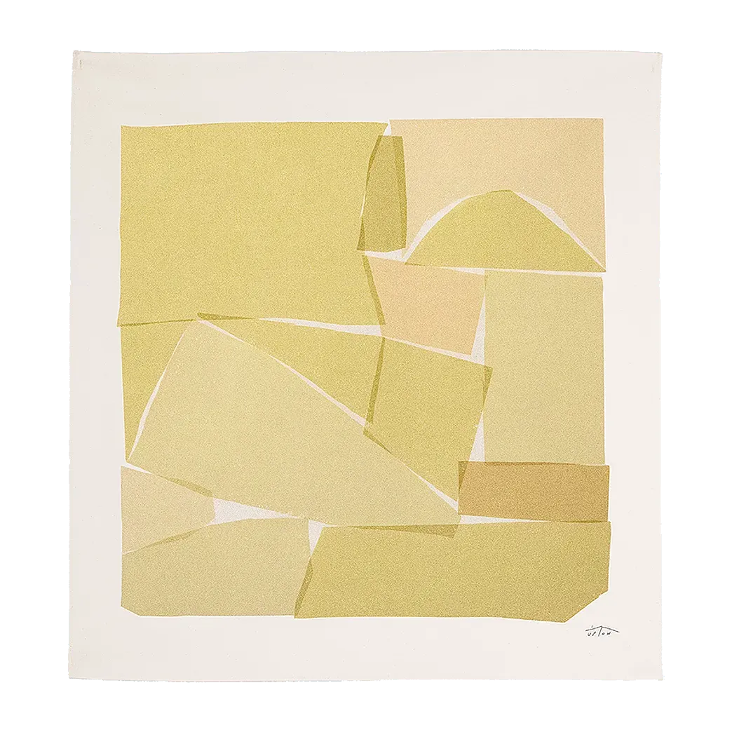 Ashlar Gold Canvas - 36x36