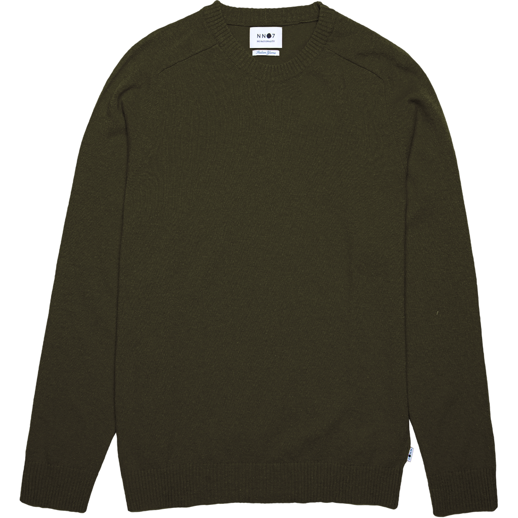 Edward Lambswool Sweater - Dark Green