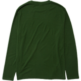 Clive Waffle Long Sleeve Tee - Bottle Green