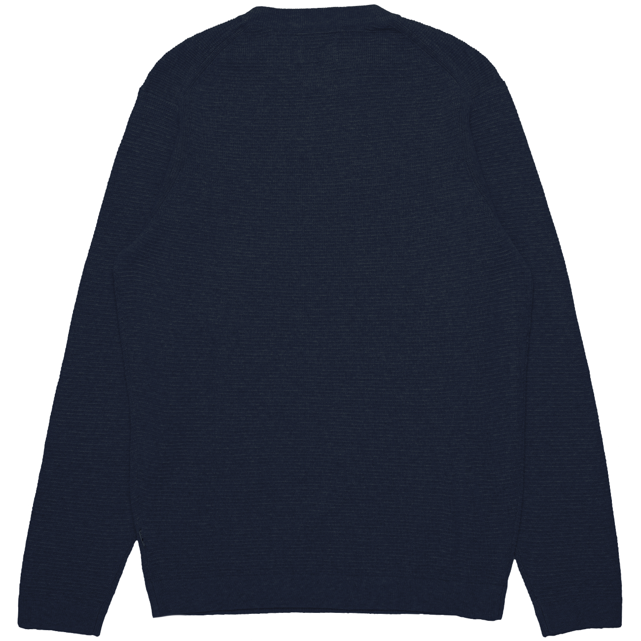 Julian Melange Waffle Knit - Navy Blue