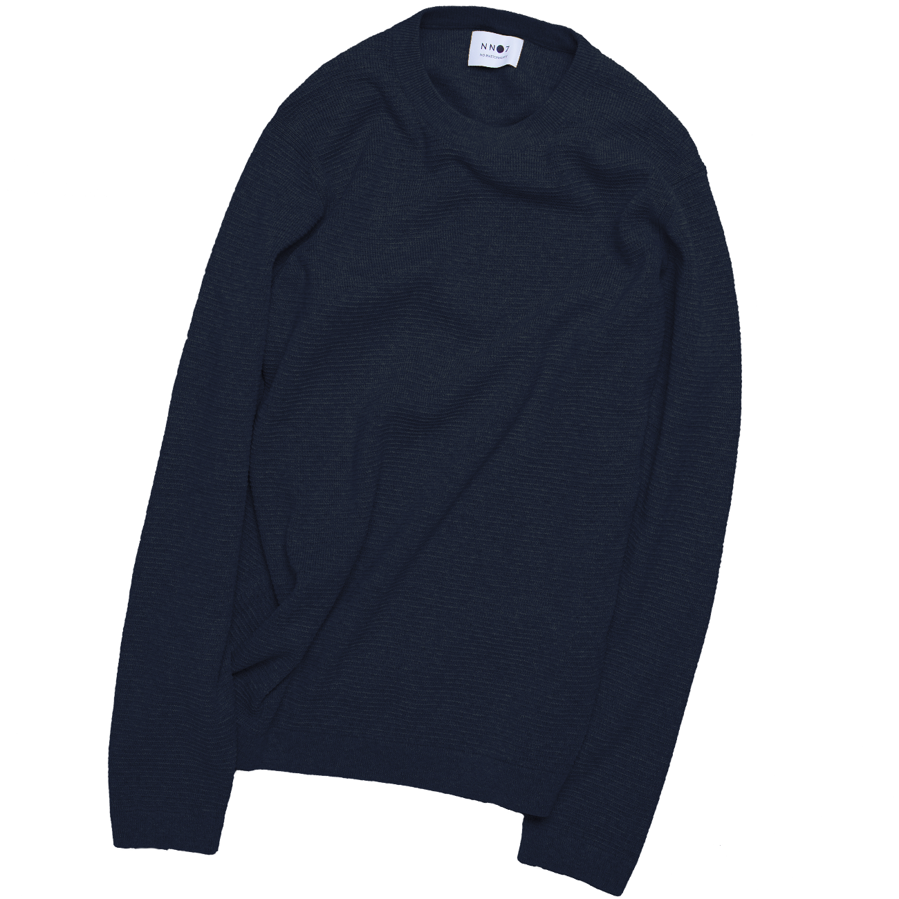 Julian Melange Waffle Knit - Navy Blue