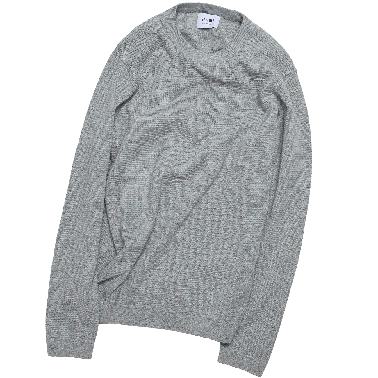 Julian Melange Waffle Knit - Grey