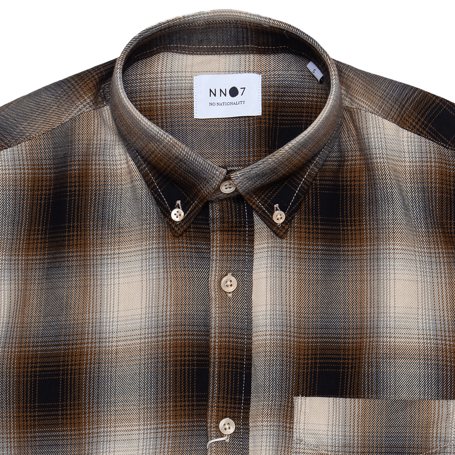 Levon Check Shirt - Khaki Plaid