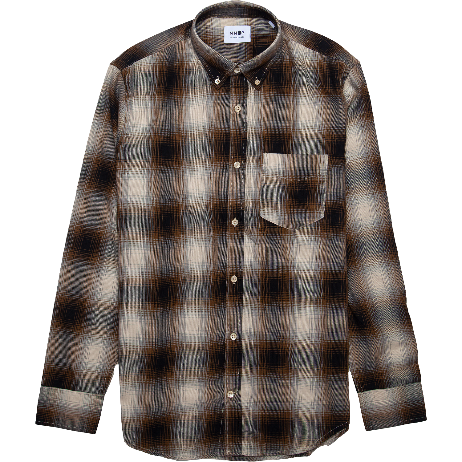 Levon Check Shirt - Khaki Plaid