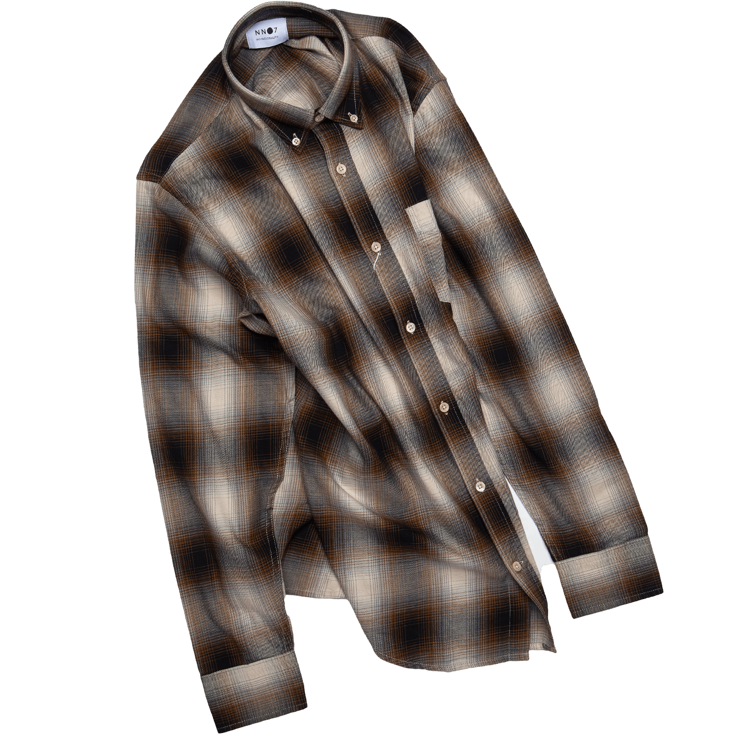 Levon Check Shirt - Khaki Plaid