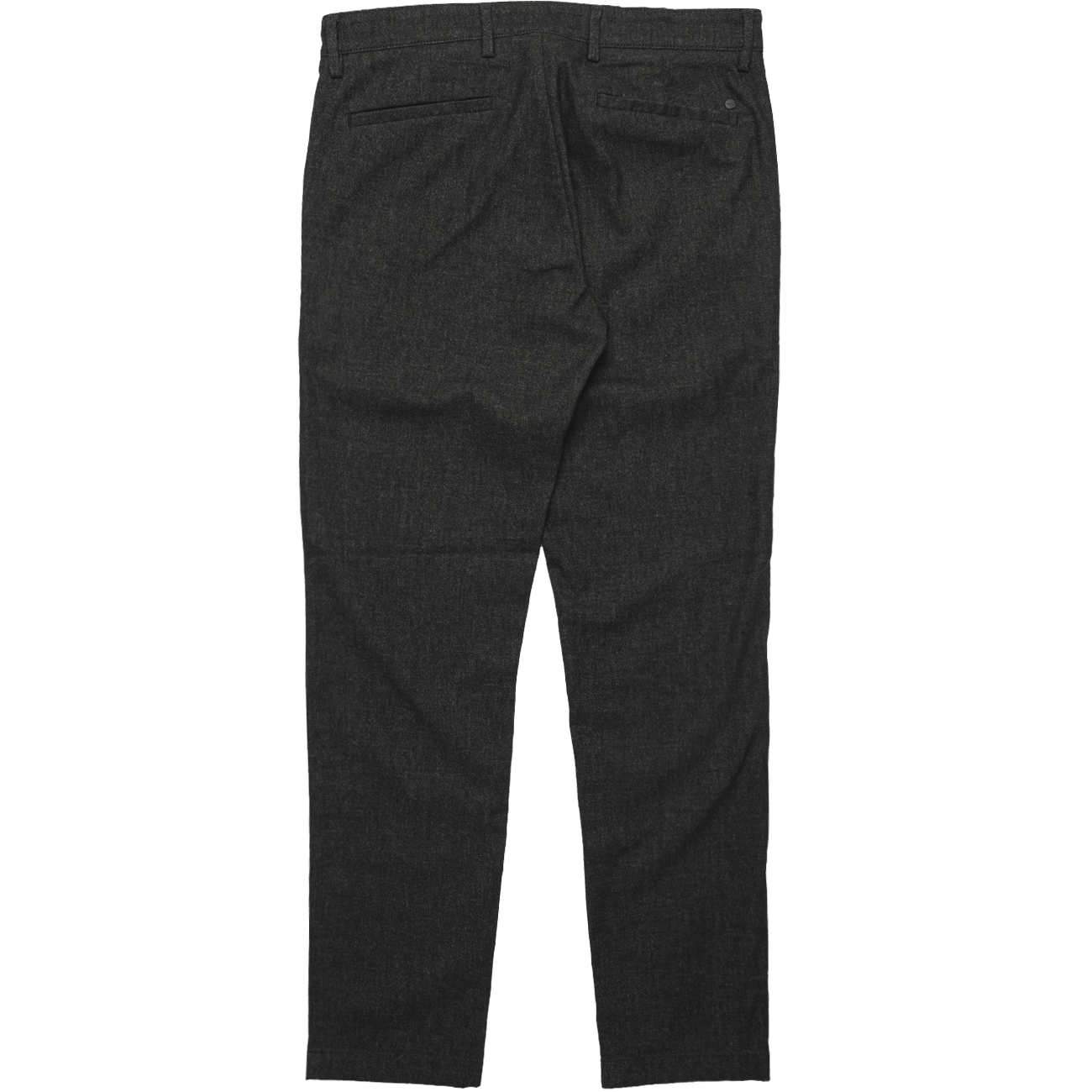 Marco Slim Fit Brushed Trouser - Black