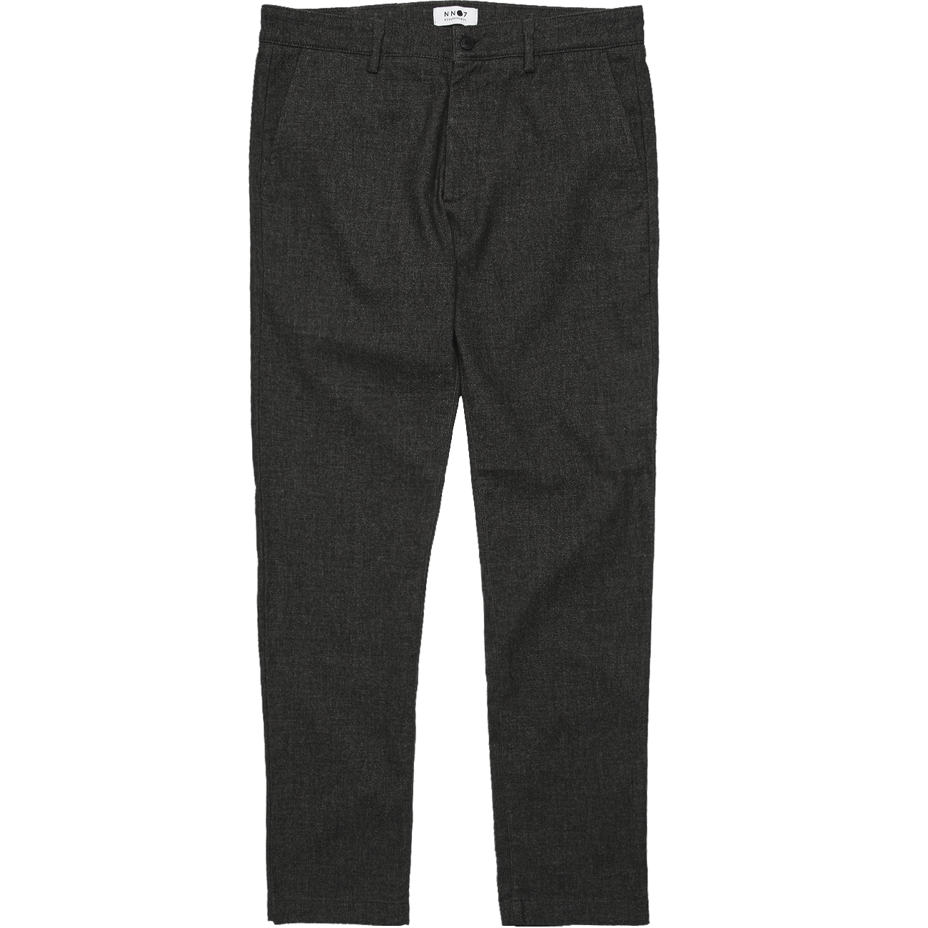 Marco Slim Fit Brushed Trouser - Black