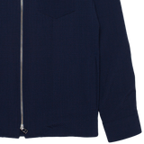 Zip Shirt - Navy Seerucker