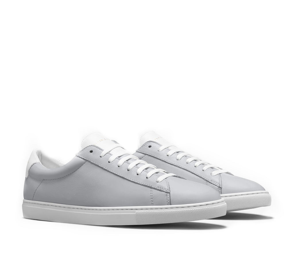 Low 1 Leather Sneaker - Alloy