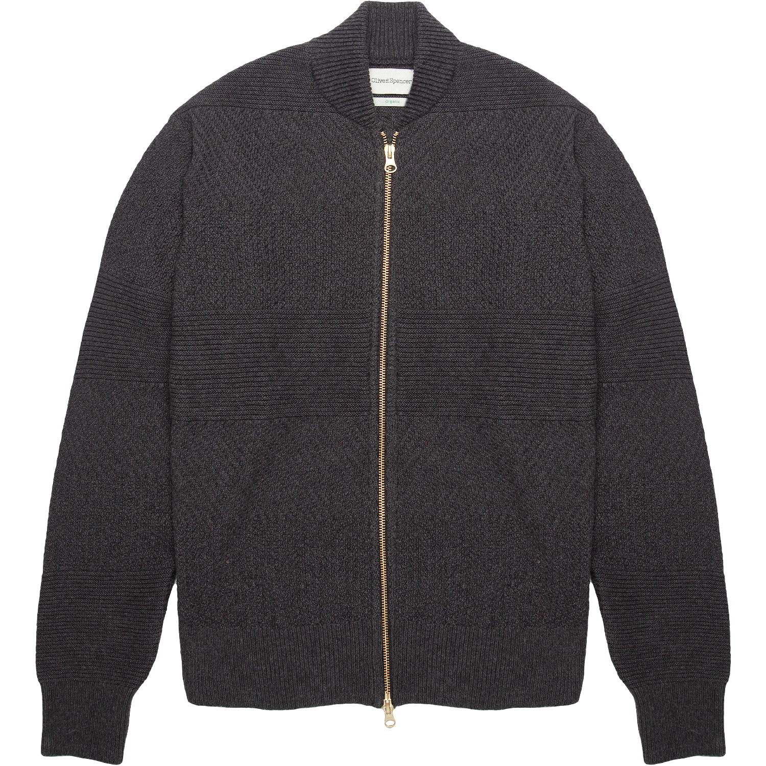 Lewis Knitted Jacket - Charcoal