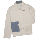 Aubrac Patchwork Chore Jacket - Off White