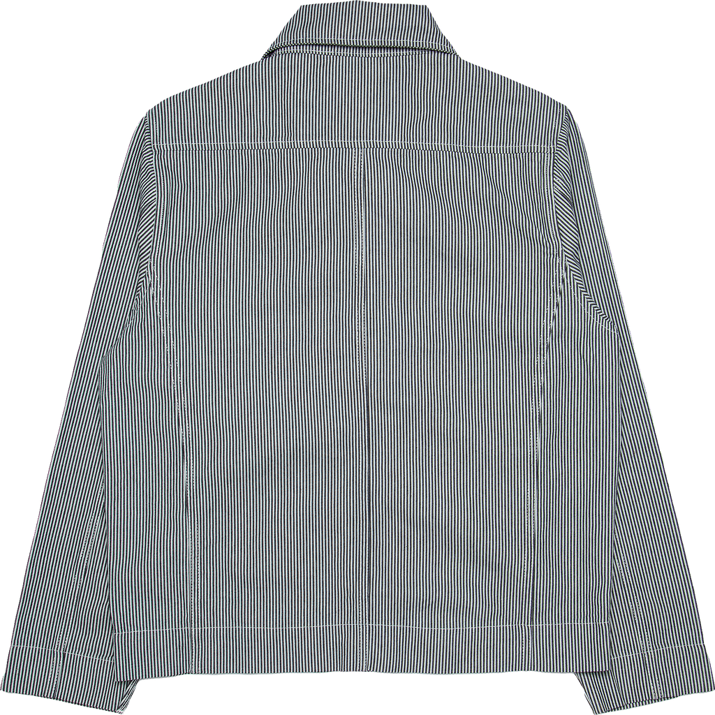 Aubrac Chore Jacket - Navy Hickory Stripe
