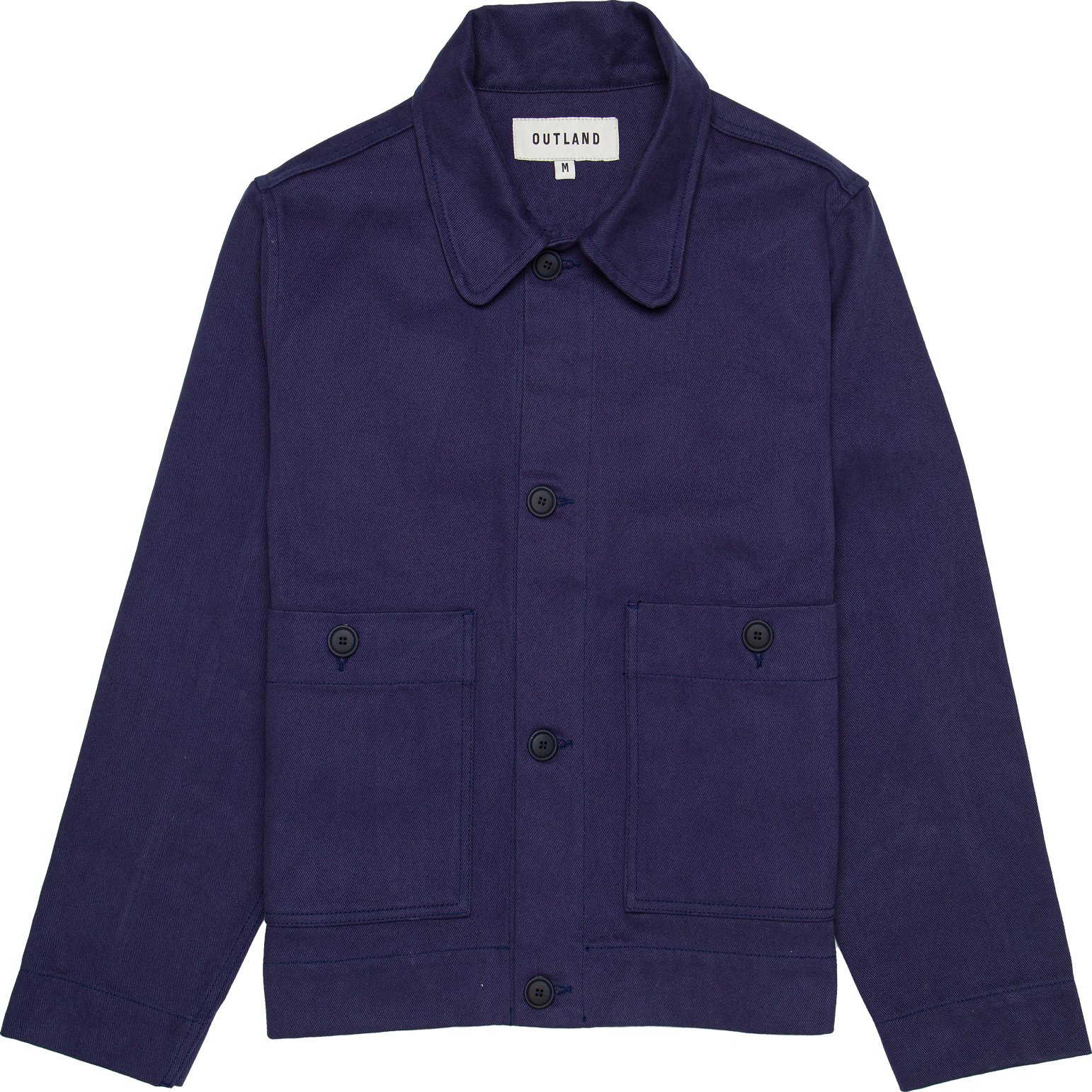 Aubrac Twill Chore Jacket - Ink French Blue