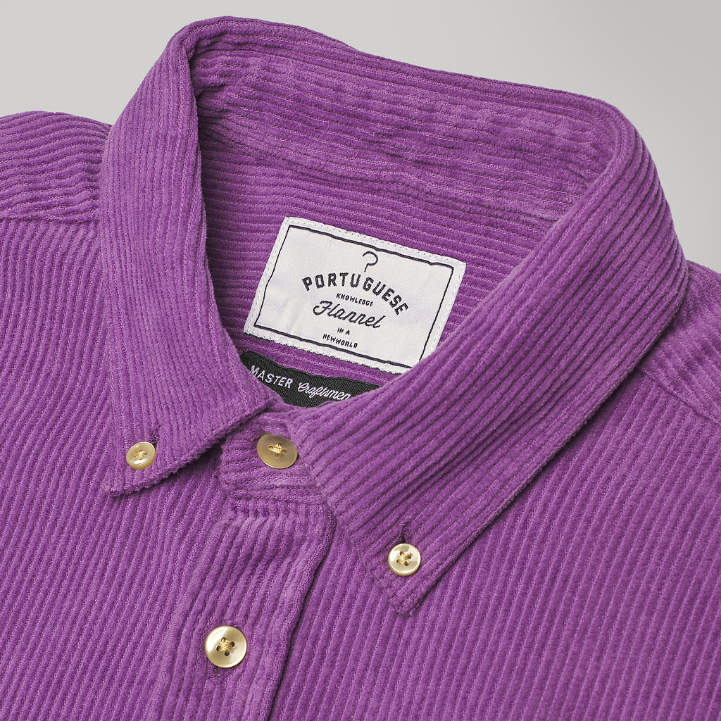 Lobo Corduroy Shirt - Purple
