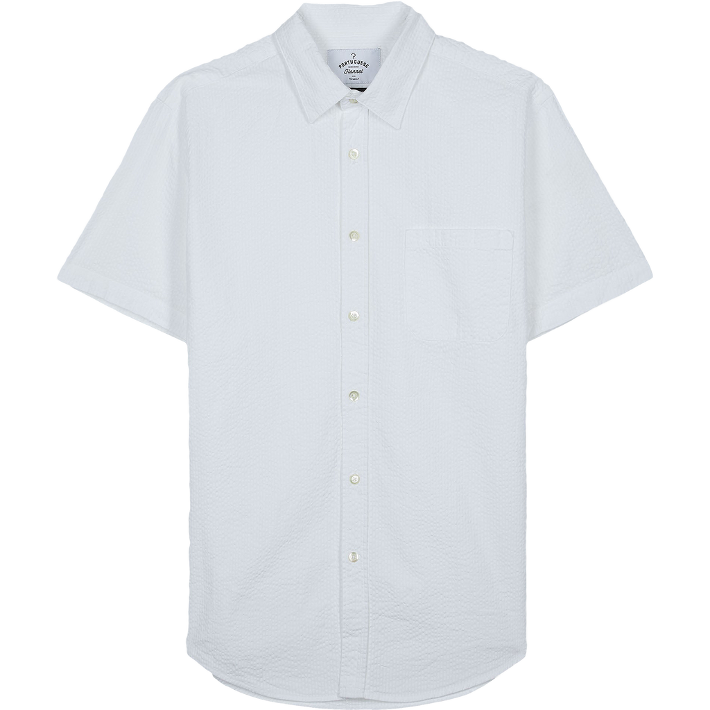 Atlantico Seersucker Shirt - White