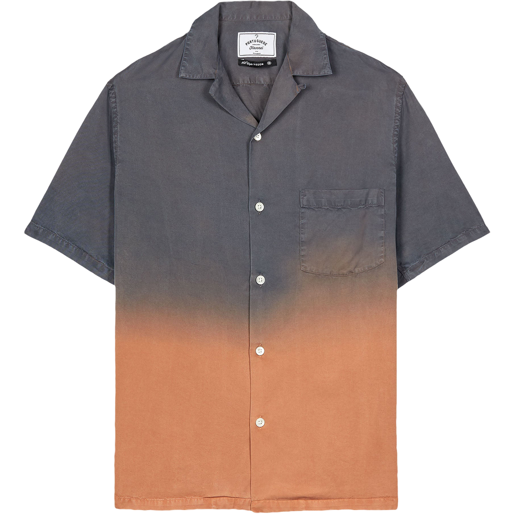 Dogtown Camp Collar Shirt - Dip Dye