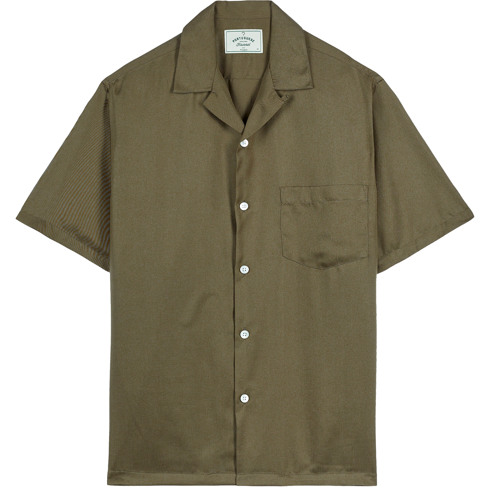 Dogtown Camp Collar Shirt - Olive