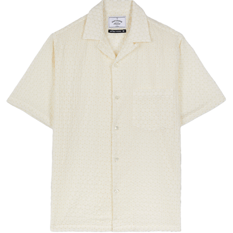 Folc Camp Collar Shirt - White