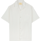 Pique Camp Collar Shirt - White