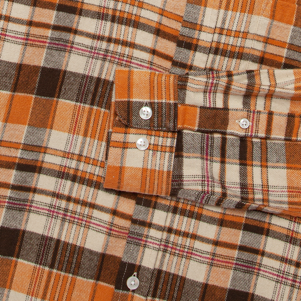 80s Playground Flannel - Brown Check
