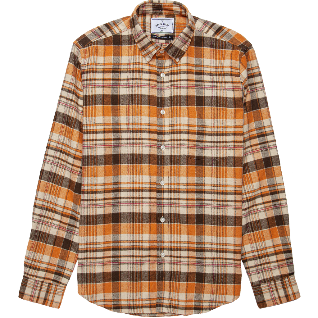 80s Playground Flannel - Brown Check
