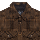 Wood Wool Overshirt - Brown Check